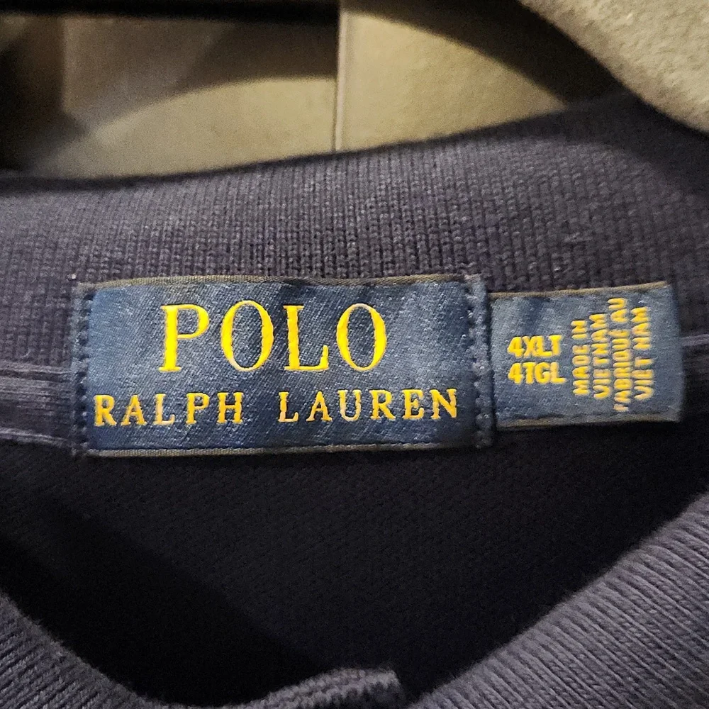 Ralph Lauren Dark Blue Polo with White Logo